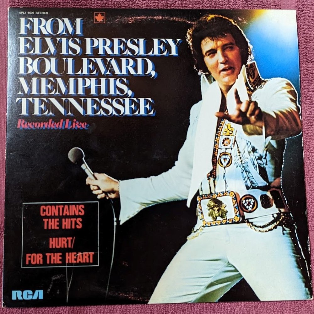20% OFF Vintage Vinyl LP–From Elvis Presley Boulevard, Memphis,  Tennessee